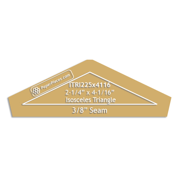 2-1/4" x 4-1/16" Isosceles Triangle