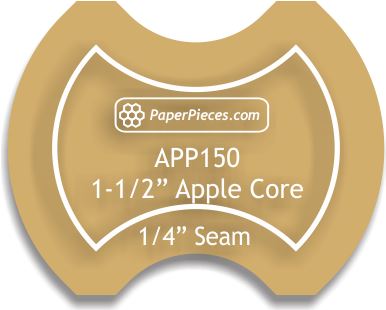 1-1/2" Apple Core