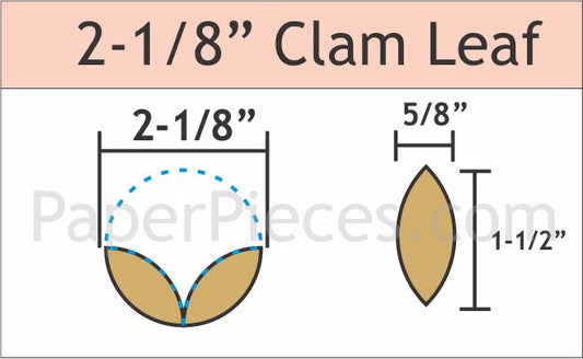 2-1/8" Clamleaf