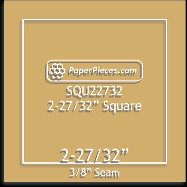 2-27/32" Squares