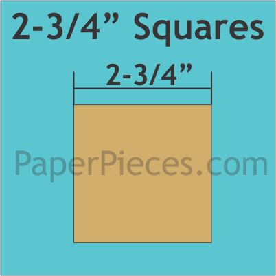 2-3/4" Squares