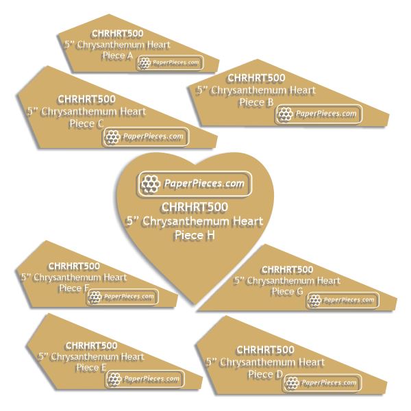 5" Chrysanthemum Heart