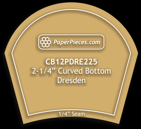 12" Petal Curved Bottom Dresdens