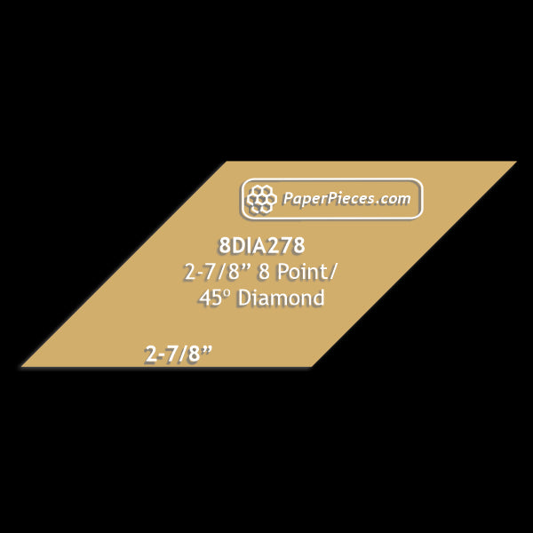 2-7/8" 8 Point Diamond