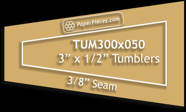 3" x 1/2" Tumblers