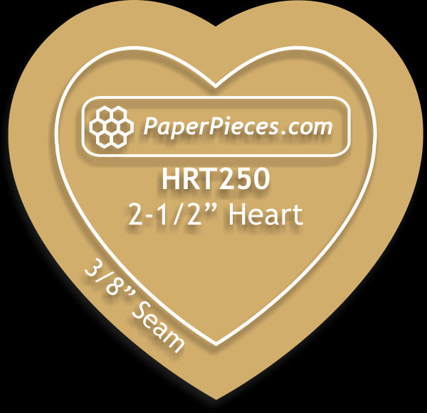 2-1/2" Hearts