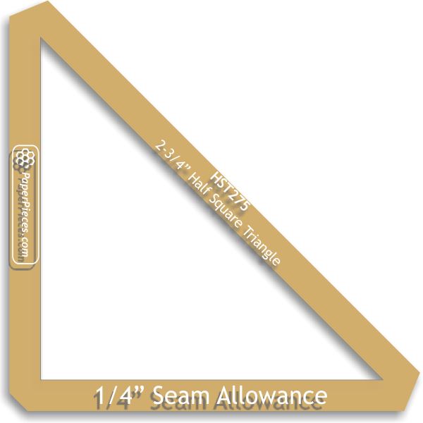 2-3/4" Half Square Triangles