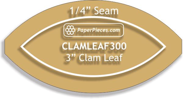 3" Clam Leaf