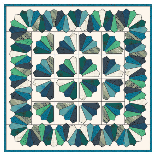 Fan Quilt by Paper Pieces