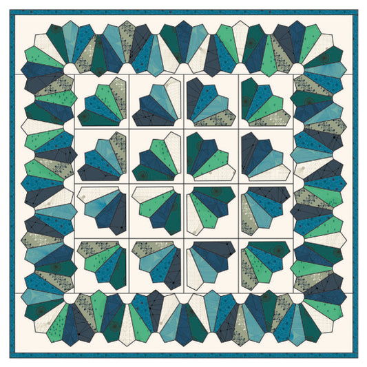 Fan Quilt by Paper Pieces