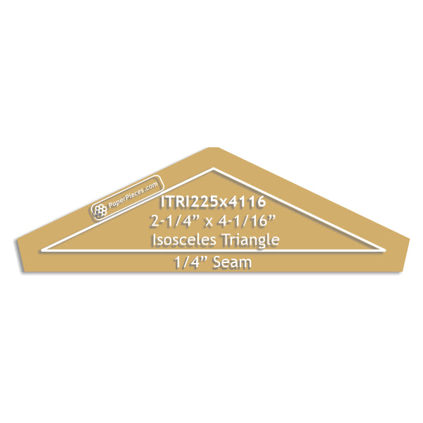 2-1/4" x 4-1/16" Isosceles Triangle