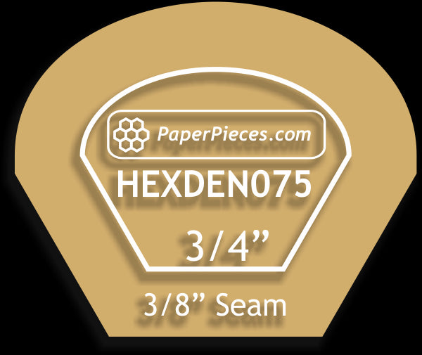 3/4" Hexden