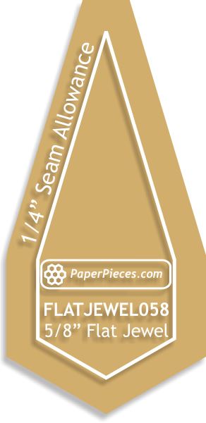 5/8" Flat Jewels