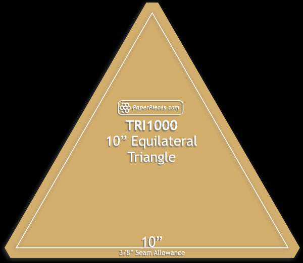 10" Equilateral Triangles