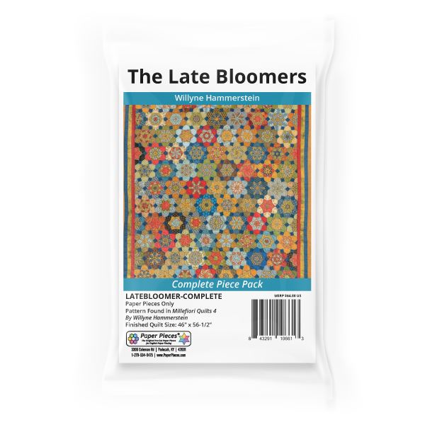 The Late Bloomers found in Millefiori Quilts 4 by Willyne Hammerstein