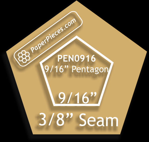 9/16" Pentagons