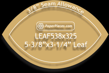 5-3/8" x 3-1/4" Leaf