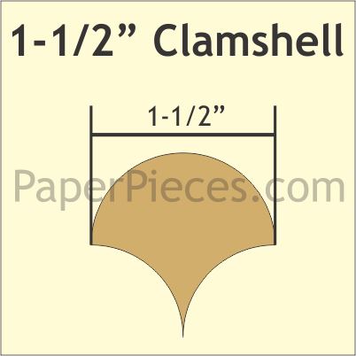 1-1/2" Clamshell