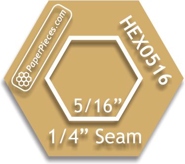 5/16" Hexagons