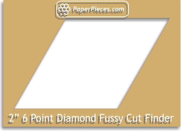 2" 6 Point Diamond Fussy Cut Finder