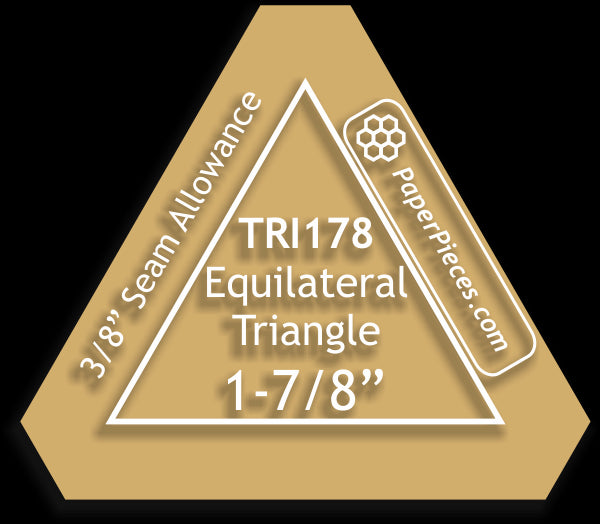 1-7/8" Equilateral Triangles Papers and Acrylics