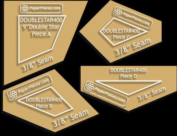 4" Double Star Block