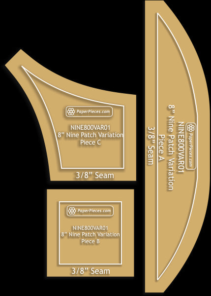 8" Nine Patch Variation 01