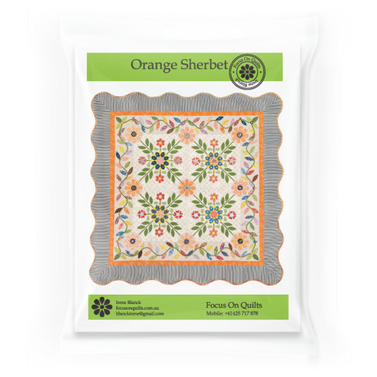 Orange Sherbet Pattern by Irene Blanck