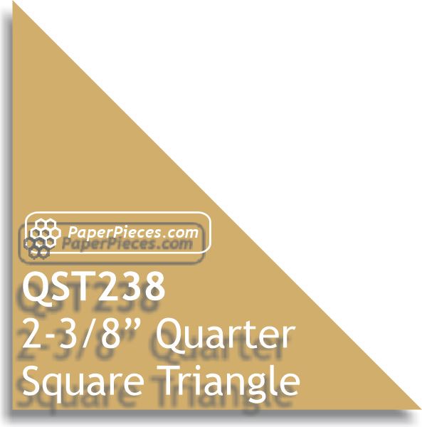 2-3/8" Quarter Square Triangles