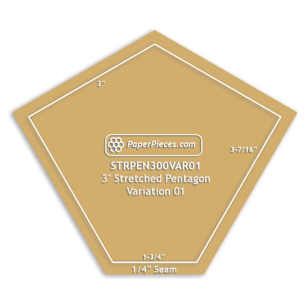 3" Stretch Pentagon Variation 01