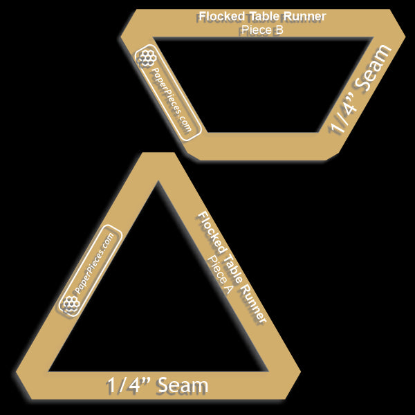 Flocked Table Runner by Paper Pieces®