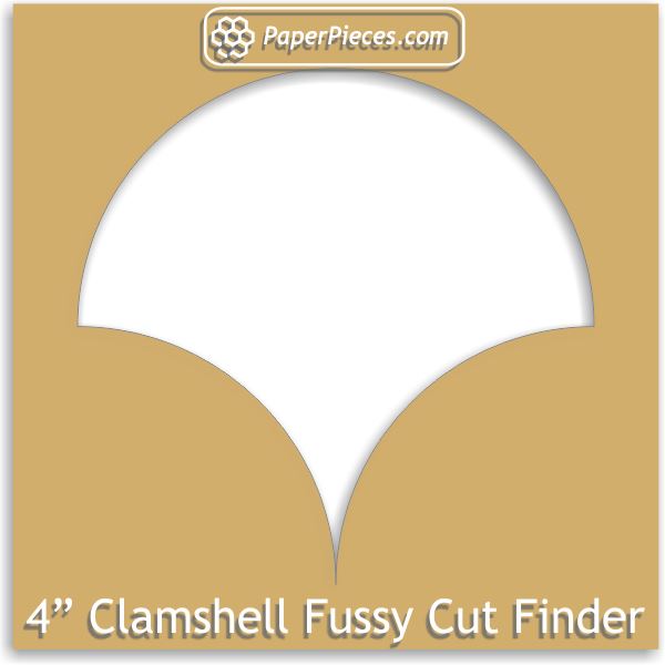 4" Clamshell Fussy Cut Finder