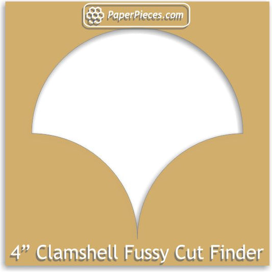 4" Clamshell Fussy Cut Finder