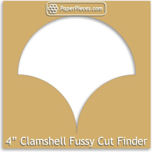 4" Clamshell Fussy Cut Finder