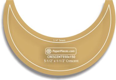 5-1/2" x 1-1/2 Crescents