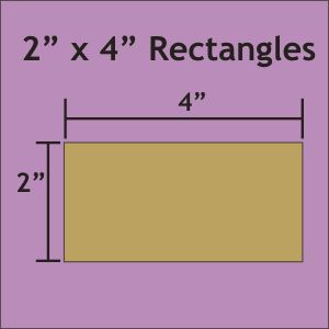 Four Rectangles, 2 Squares