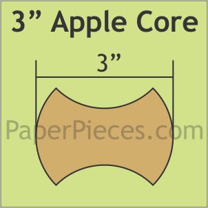 3" Apple Core