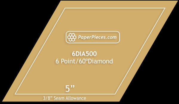 5" 6 Point Diamonds