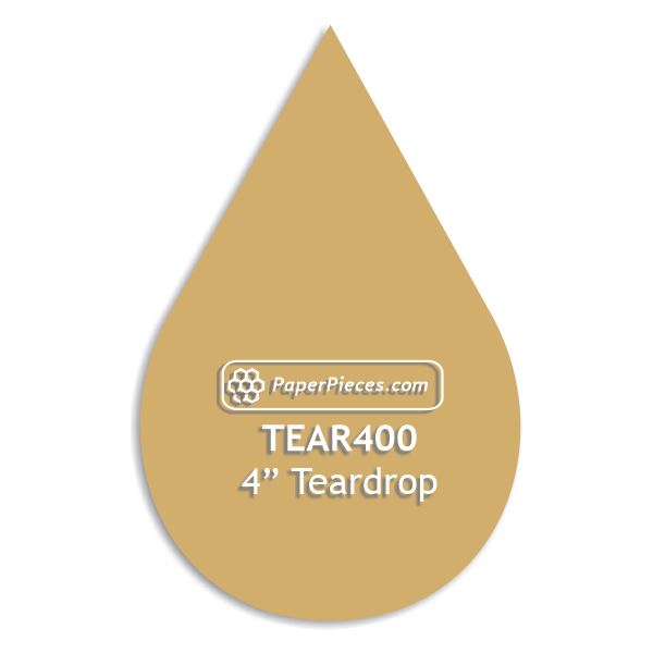 4" Teardrop