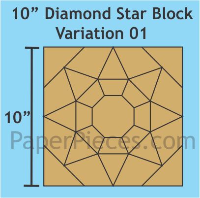 10" Diamonds Star Variation 01
