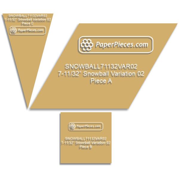 7-11/32" Snowball Variation 02