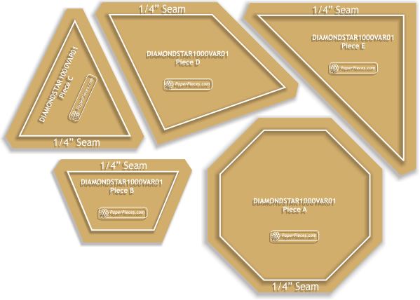 10" Diamonds Star Variation 01