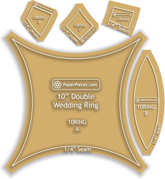 10" Double Wedding Ring