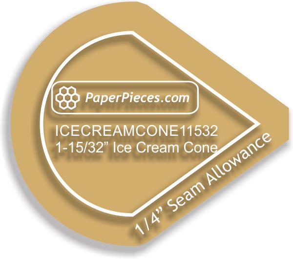 1-15/32" Ice Cream Cones