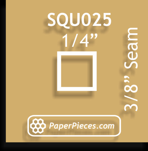1/4" Squares