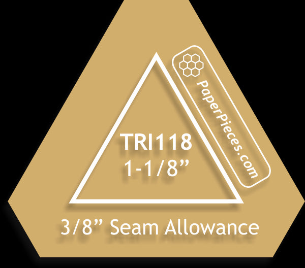 1-1/8" Equilateral Triangle