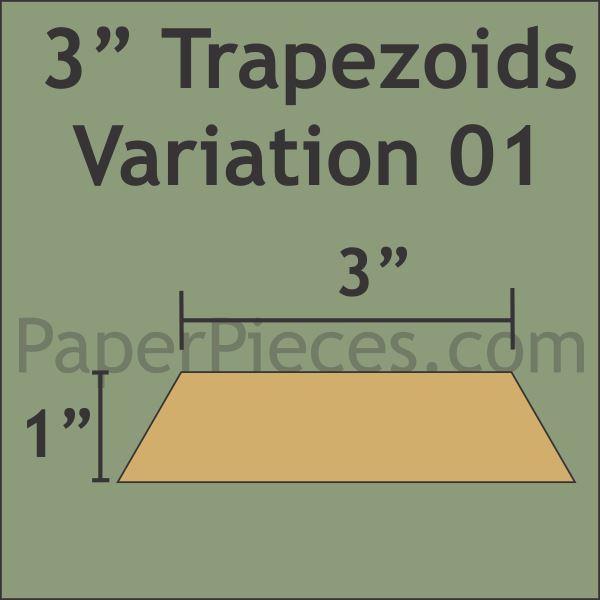 3" Trapezoids Variation 01