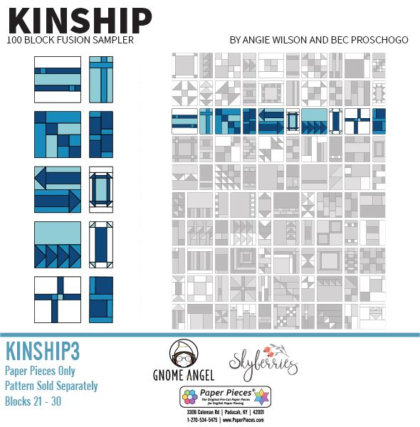 Kinship (100 Days 100 Blocks) by Angie Wilson Gnome Angel