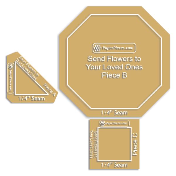 Send Flowers to Your Loved Ones found in Millefiori Quilts 4 by Willyne Hammerstein