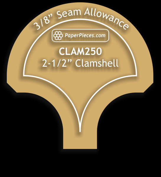 2-1/2" Clamshell
